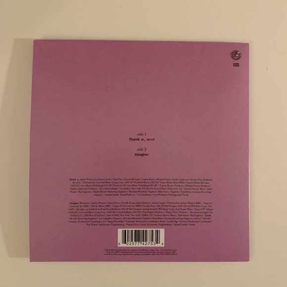 thank u, next limited edition ariana grande vinyl - Picture 3 of 4